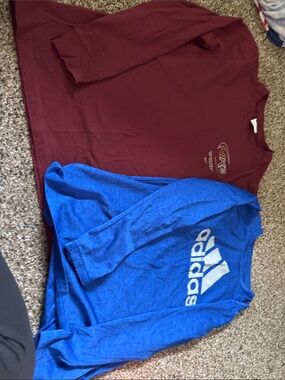 Set of 2 Youth Long-Sleeve Logo Tee i